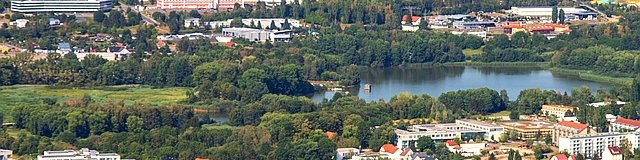 Ausschnitt Stadtpanorama vom Lindenberg aus fotografiert