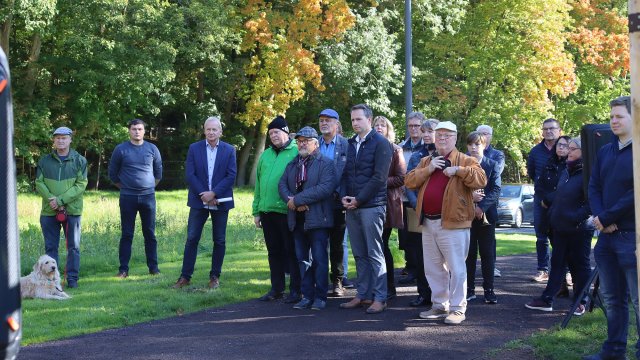 Ginkgobaum zum Tag der Deutschen Einheit im Ilmenauer Stadtpark gepflanzt