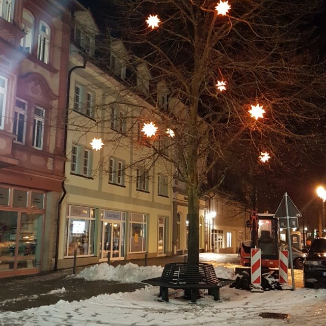 Weihnachtsillumination Lindenstraße