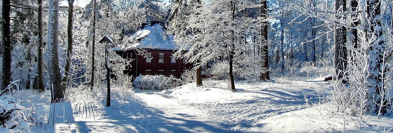 Jagdhaus Gabelbach im Winter