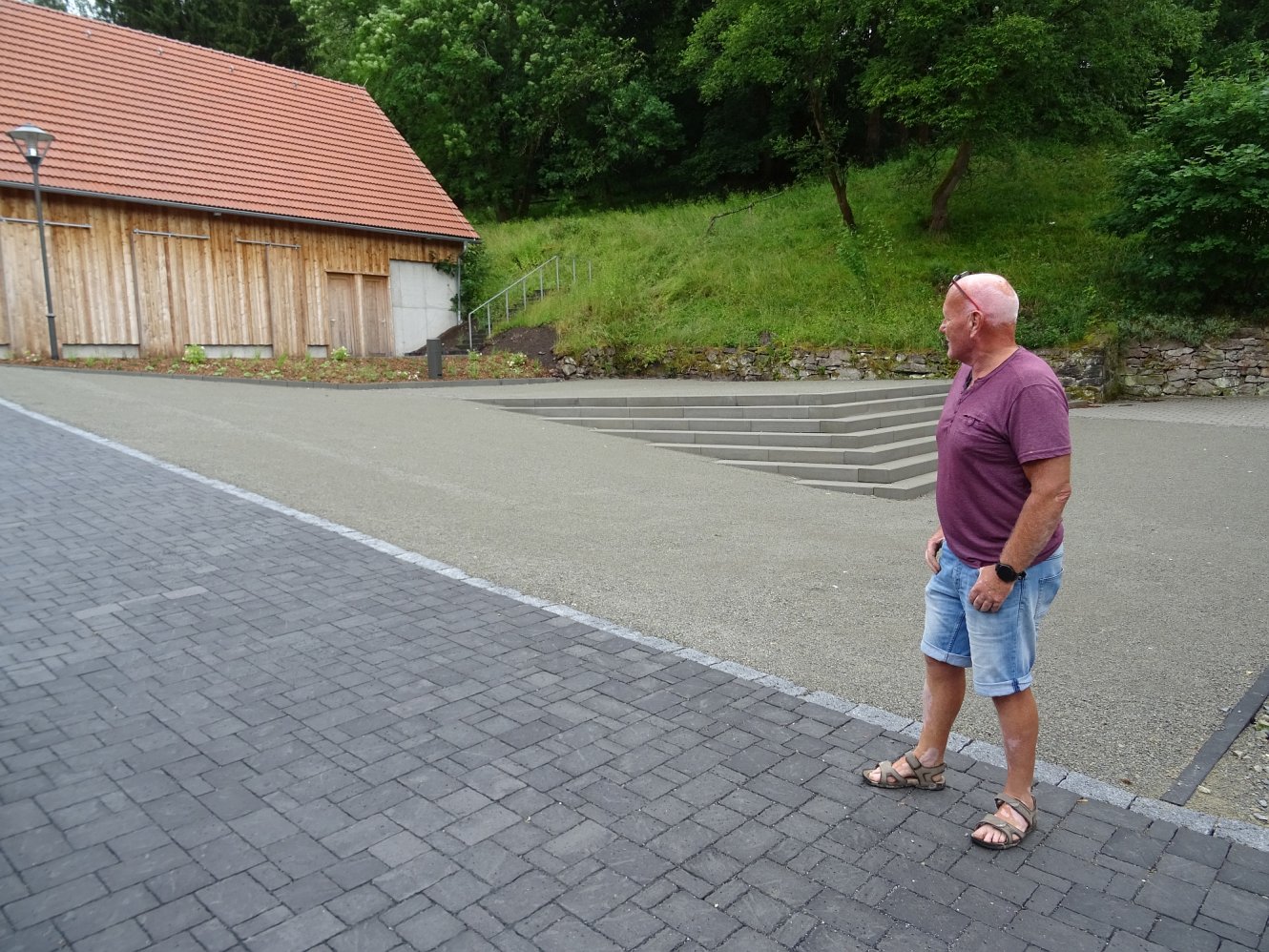 Außengestaltung an der Goethescheune im Ilmenauer Ortsteil Stützerbach abgeschlossen 