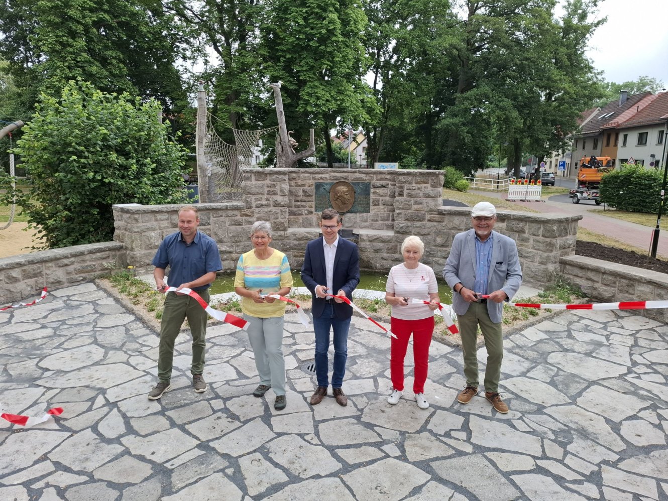 Einweihung Heinse-Denkmal