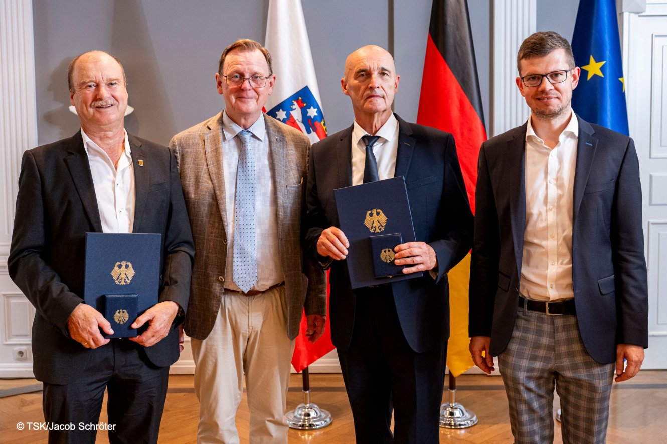 Gerd-Michael Seeber und Horst Brandt mit dem Verdienstorden der Bundesrepublik Deutschland ausgezeichnet