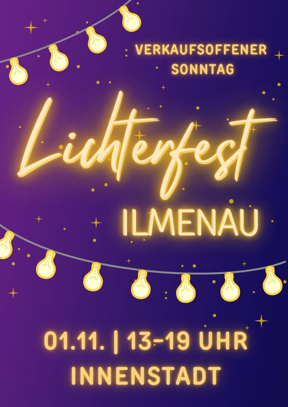 Plakat Lichterfest 2026
