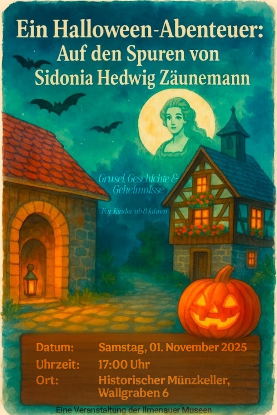 Halloween-Abenteuer: Auf den Spuren von Sidonia Hedwig Zäunemann