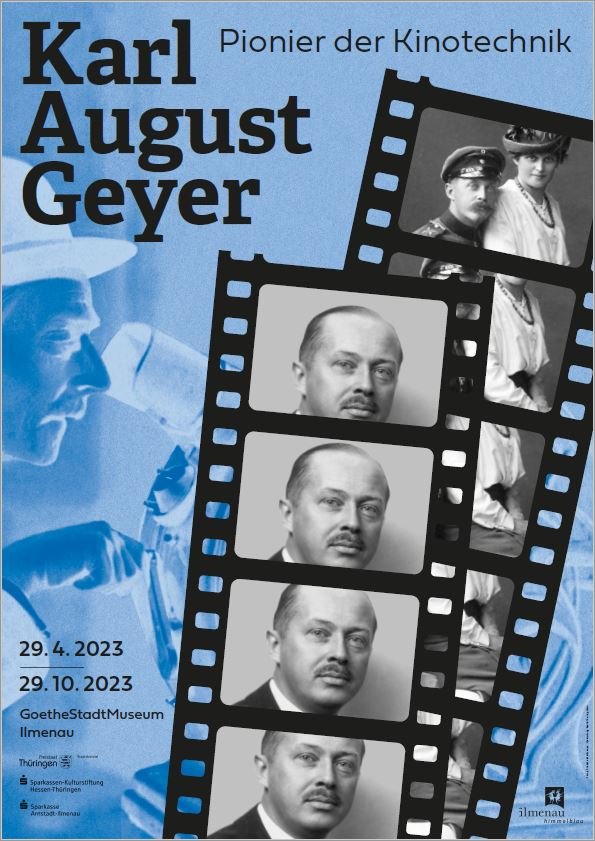 Plakat: Karl August Geyer - Pionier der Kinotechnik